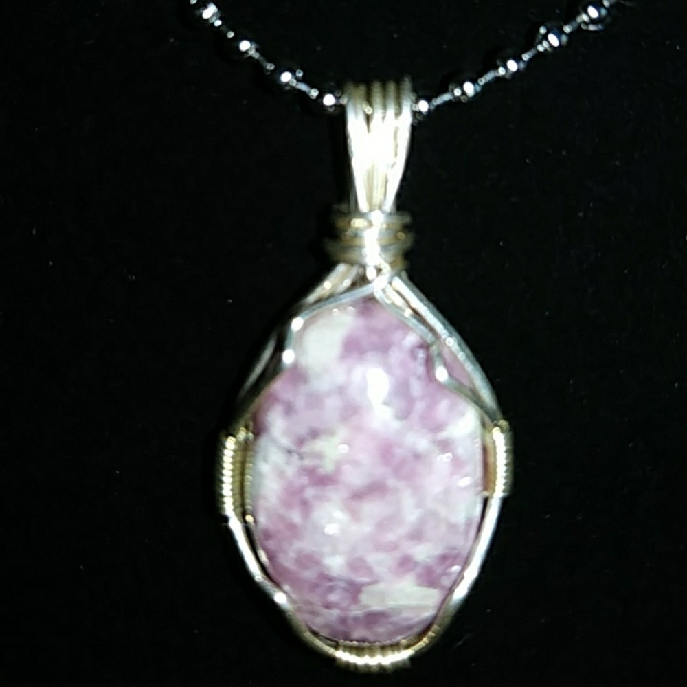 Lepidolite necklace